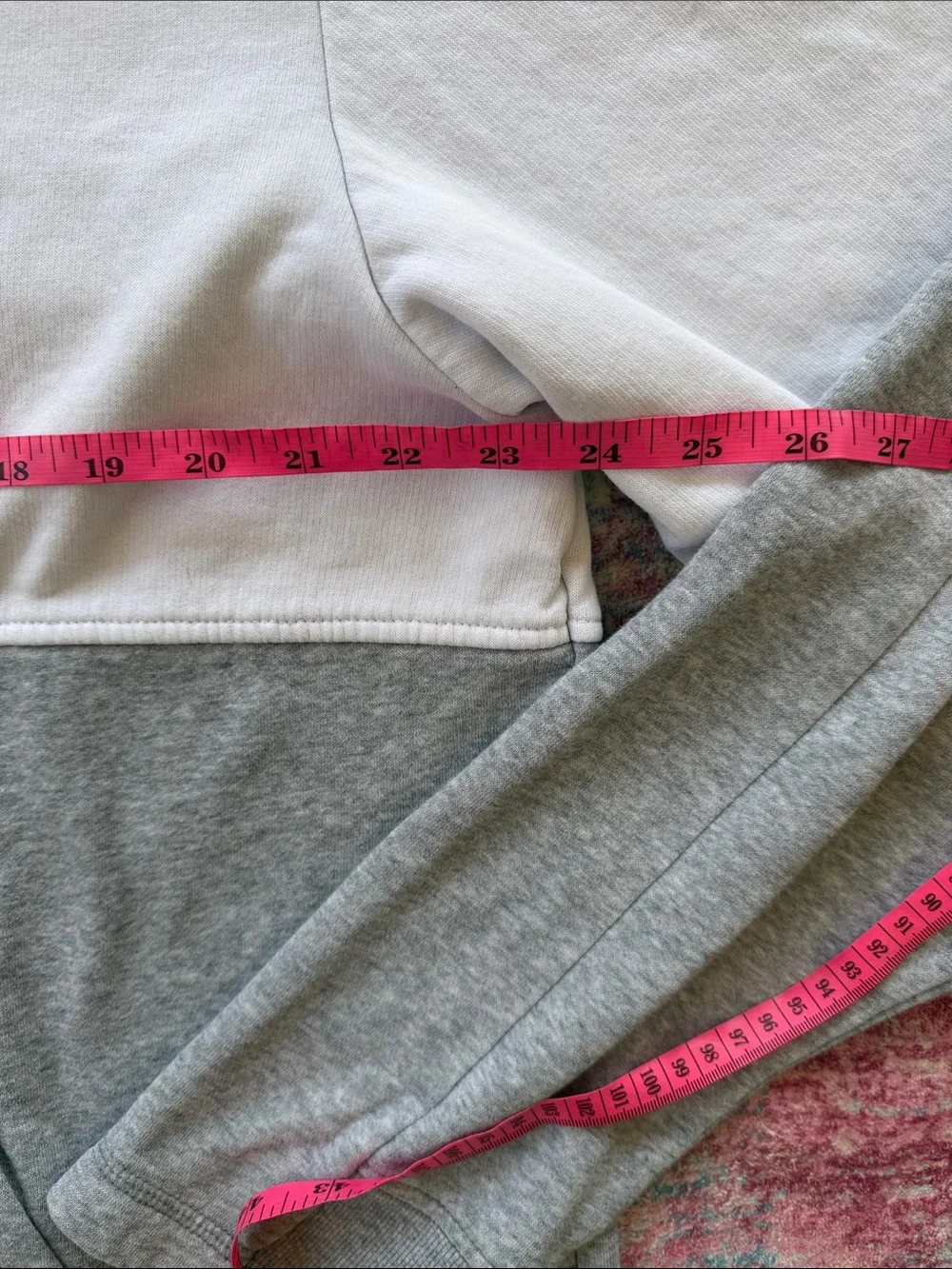 adidas Men’s Two-Tone Hooded Sweatshirt - White & Gray